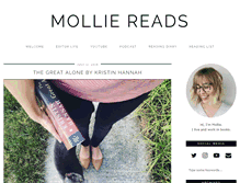 Tablet Screenshot of molliereads.com